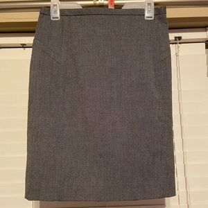 Business casual gray skirt